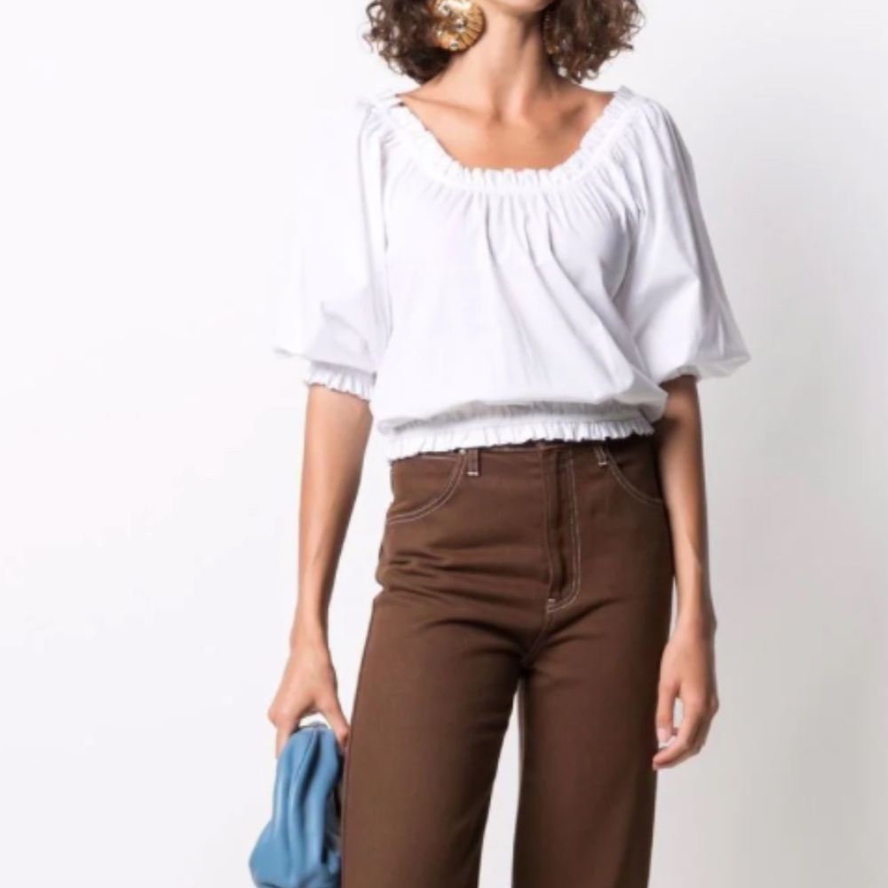Kate Spade poplin aperitif top